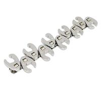 Sealey s0845 pata de gallo llave de tuerca, 3/8 Square Drive métricas, juego de 10