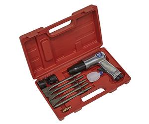 Sealey SA11 Air Hammer with Chisels Long Stroke