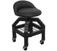 Sealey SCR03B Rana Taburete Neumático + Ajustable Altura Giratorio Seat &