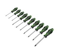 Sealey Screwdriver Juego 10pc Trx-Estrella Gripmax&reg Alta Visibilidad Verde