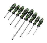 Sealey Screwdriver Juego 8pc Gripmax&reg Alta Visibilidad Verde AK4322HV