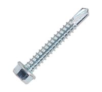 Sealey SDHX5538 Auto Perforación Tornillo 5.5 x 38mm Hex Head Cinc din 7504K De