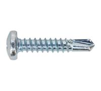 Sealey SDPH4825 Auto Perforación Tornillo 4.8 x 25mm Pan Cabeza Philips Cinc De