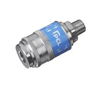 Sealey Seguridad Acoplamiento Cuerpo Macho 0.6cmBSPT Compatible Con Pcl