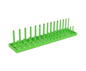 Sealey sh3815hv Socket Holder Square Drive, Rojo/Verde, 3/8 "-6 21 mm