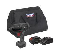 Sealey sin Escobillas Llave de Impacto Kit 1.3cmSq Drive 20V 4Ah SV20 Serie