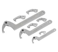 Sealey SMC2 - Juego de llaves de gancho y pin ajustables (11 piezas)