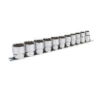 Sealey Socket Set 11pc 3/8" Sq Drive 12pt WallDrive Imperial