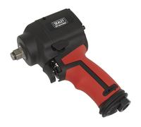 Sealey Stubby Aire Llave de Impacto 1/2D Doble Martillo Torque 363kgft 1080Nm