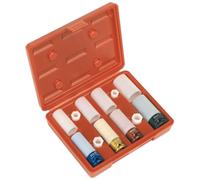 Sealey SX030 Llanta de Aleación Juego de Llaves de Vaso 4pc 1.3cmsq Drive