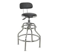 Sealey SCR14 Taller Taburete Neumático Ajustable Altura Giratorio Seat &