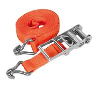Sealey Trinquete Correa 75mm X 8m Poliéster Tejido 10000kg Romper Fuerza TD100