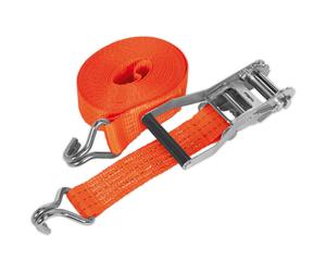 Sealey TD3008J Amarre de Carraca 50mm X 8mtr Poliéster Cinta 3000kg Carga Prueba
