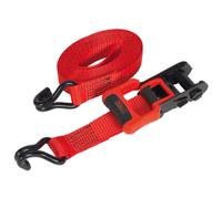 Sealey TD41248JD Amarre de Carraca 32mm X 4.9m Poliéster Cinta + J Ganchos