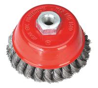 Sealey TKCB100 Giro Nudo Taza Cepillo 100mm M14