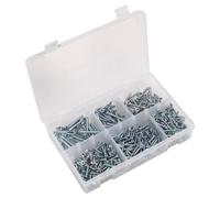 Sealey Tornillo Autorroscante Surtido din 7982 510pc Encastrado Pozi Cinc AB062S