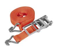 Sealey Trinquete Correa 75mm X 10m Poliéster Tejido 10000kg Romper Fuerza TD10
