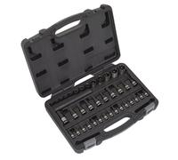 Sealey Trx-Estrella Enchufe & Seguridad Llave de Vaso Juego 38pc 0.6cm, 1cm &