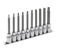 Sealey Trx-Estrella Llave de Vaso Juego 10pc 1cmSq Drive 100mm AK6236