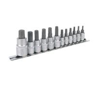 Sealey Trx-Estrella Llave de Vaso Juego 12pc 0.6cm,1cm &1.3cmSq Drive AK6213