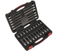Sealey Trx-Estrella Llave de Vaso Juego 32pc 1cmSq Drive - Platino Serie AK89001