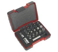 Sealey Trx-P & Seguridad Trx-Ts Set de Brocas 23pc 0.6cm & 1cmSq Drive AK6226