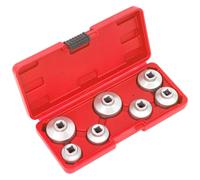 Sealey VS7008 Tapa Filtro de Aceite Llave Juego 7pc