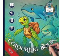 Sealife on Adventures - Colouring Book 1 - Detailed Line-Art Style: 50 Designs in 25 Fun Settings for Adults and Kids (Sealife on Adventures (UK))