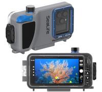 SeaLife SportDiver S - Carcasa compacta de buceo para smartphone, buceo a 100 pies, fotografía impermeable, controles de cámara fáciles, con alarmas de fugas, se adapta a todos los iPhone y la mayoría