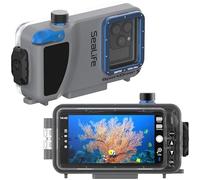SeaLife SportDiver S - Carcasa compacta de buceo para smartphone, buceo a 100 pies, fotografía impermeable, controles de cámara fáciles, con alarmas de fugas, se adapta a todos los iPhone y la mayoría