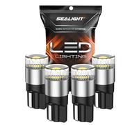 SEALIGHT T10 W5W LED 6500K Blanco, No Error Canbus,12V Bombilla coche W5W, LED Luces de Aparcamiento, Luces LED Interiores, Luces de Cúpula y más (4 Lámpara)
