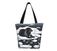 Seals on Ice Bolso de hombro de moda, bolso cruzado para mujer, adecuado para fin de semana, viajes, compras, bolsa de hombro