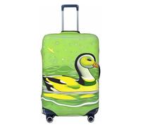 Seals On Ice - Funda de equipaje de viaje para equipaje de 18 a 32 pulgadas, lavable, resistente a los arañazos, Pato verde, M
