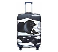 Seals On Ice - Funda para equipaje lavable, resistente a los arañazos, para equipaje de 18 a 32 pulgadas, Blanco, M