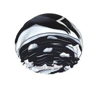 Seals on Ice - Gorro de ducha con estampado completo para mujeres y hombres, reutilizable, doble capa, impermeable, duradero, transpirable