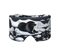 Seals on ice - Máscara de ojos y orejeras ajustables para dormir, diadema unisex para dormir de lado (26.8 x 4.3 pulgadas), cubierta cómoda para viajes en interiores y exteriores, para yoga,