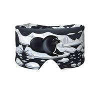 Seals on Ice Print - Orejeras para dormir - Meditación y viajes - Transpirable, ajustable y cobertura completa