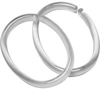 Sealskin Clips Anillos para cortina de ducha (juego de 12) Transparente