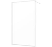 Sealskin Contour mampara de ducha walk-in 100 cm blanco mate/vidrio transparente CDA30986025100