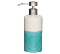 Sealskin Dispensador de Jabón Doppio, 6.7 x 8.5 x 18 cm, Porcelana, Aqua