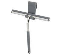 Sealskin Urban Deluxe Escobillas limpiacristales con gancho para vidrio flexible y gancho de tornillo Acero inoxidable pulido
