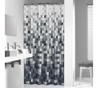 Sealskin Pixel Cortina de ducha 180x200 cm Poliéster Negro