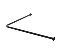 Sealskin Seallux Juego de barras para cortina de ducha Esquina Negro