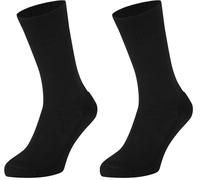 SEALSKINZ calcetín de lana merina - no impermeable, negro, L (Paquete de 2)