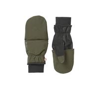 SEALSKINZ Guantes convertibles resistentes al viento para clima frío, color oliva, talla L, verde oliva, 90