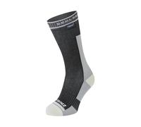 SEALSKINZ Holverstone - Calcetines de correr impermeables de longitud media, ligeros, color negro, talla M
