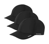 SEALSKINZ Langham Waterproof All Weather Cap, Gorra de béisbol Unisex Adulto, Black, (Paquete de 3)