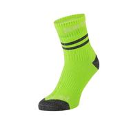 SEALSKINZ Mautby - Calcetines impermeables hasta el tobillo para clima cálido con Hydrostop | Amarillo neón | Grande, Neon Yellow, L