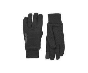SEALSKINZ Necton - Guante de punto resistente al viento para todo tipo de clima, negro, grande, Negro, L