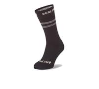 SealSkinz Runton calcetines impermeables de media caña para clima frío con Hydrostop | EU L in Black